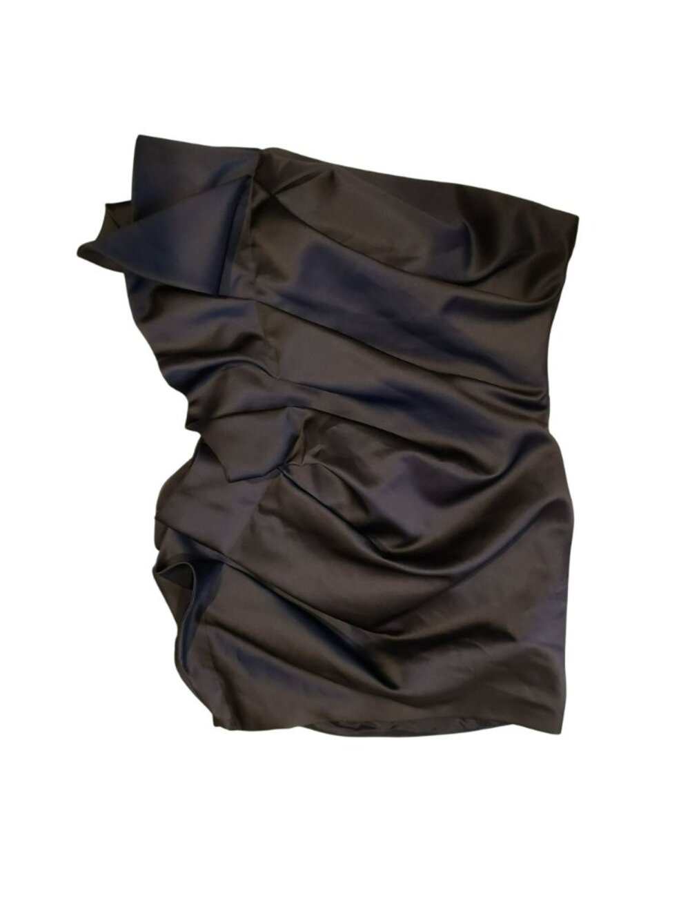 Alexandre Vauthier $2550 Black Strapless Ruffle Mini Dress Y2K Prom Cocktail - Picture 2 of 9